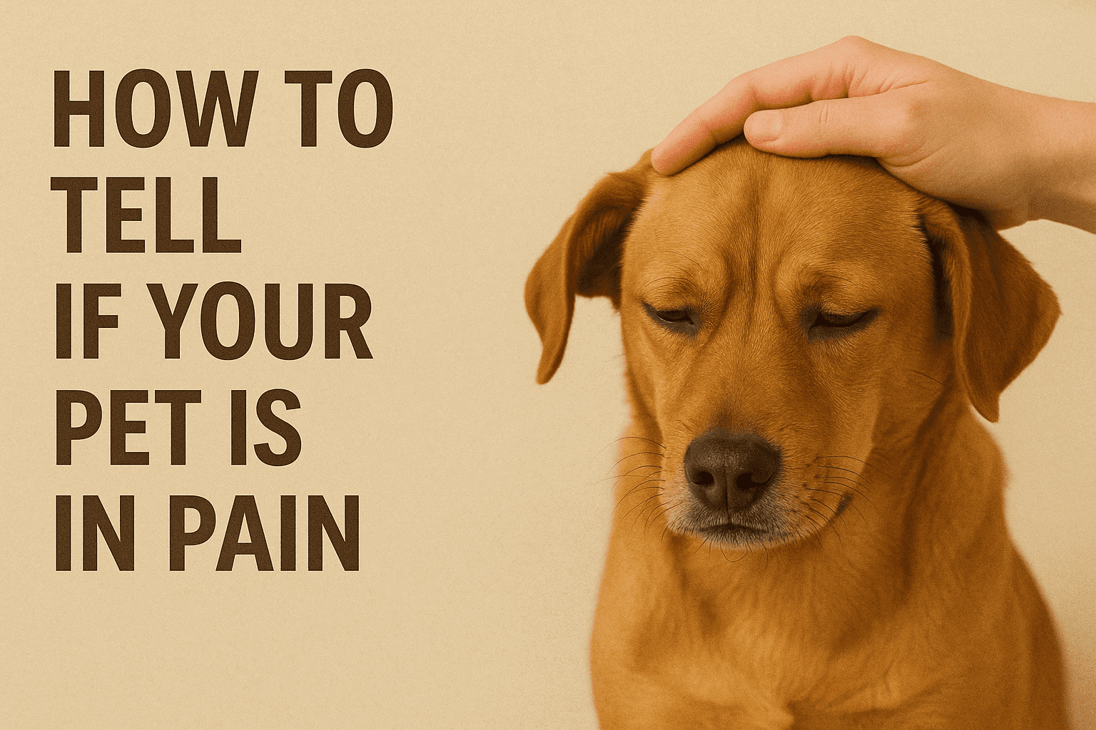 How to Tell If Your Pet Is in Pain