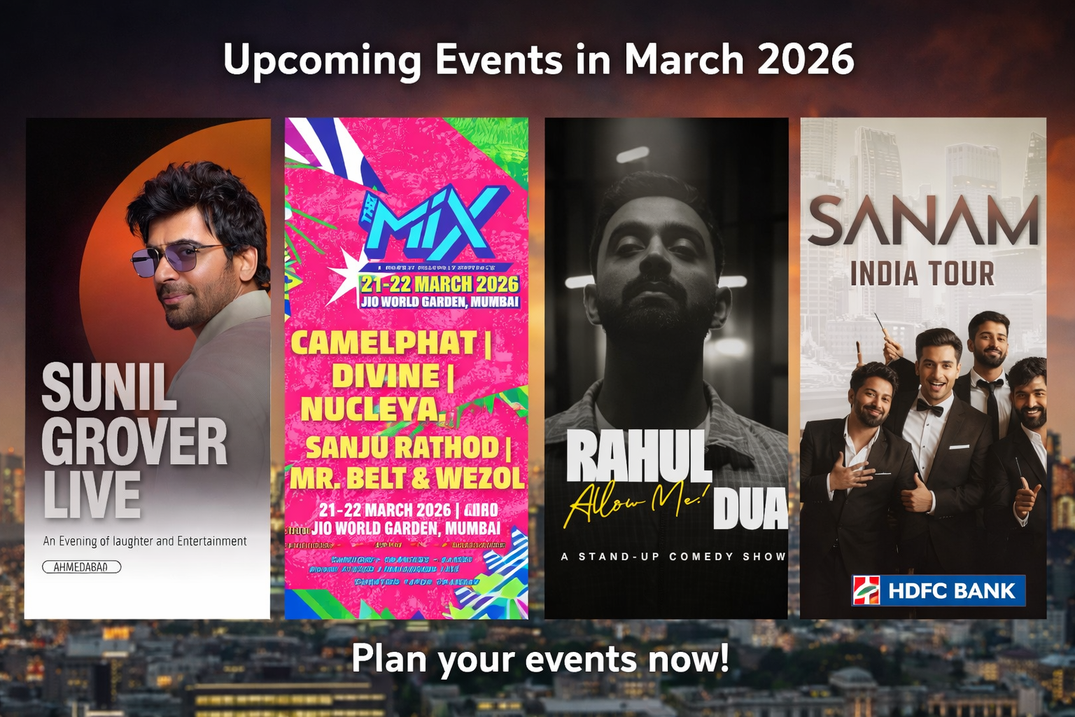 Upcoming Events in March 2026