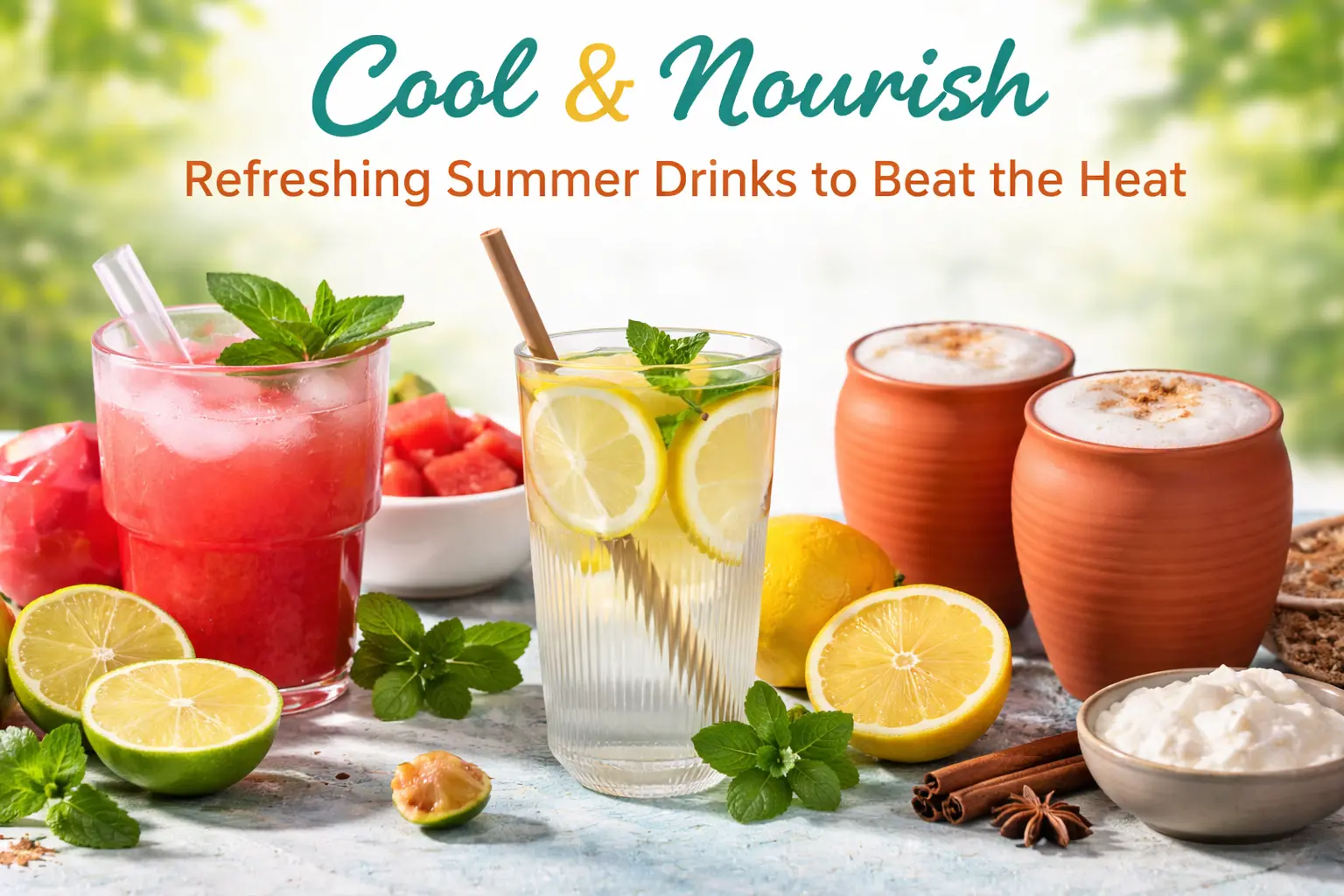 Cool & Nourish: Refreshing Summer Drinks to Beat the Heat