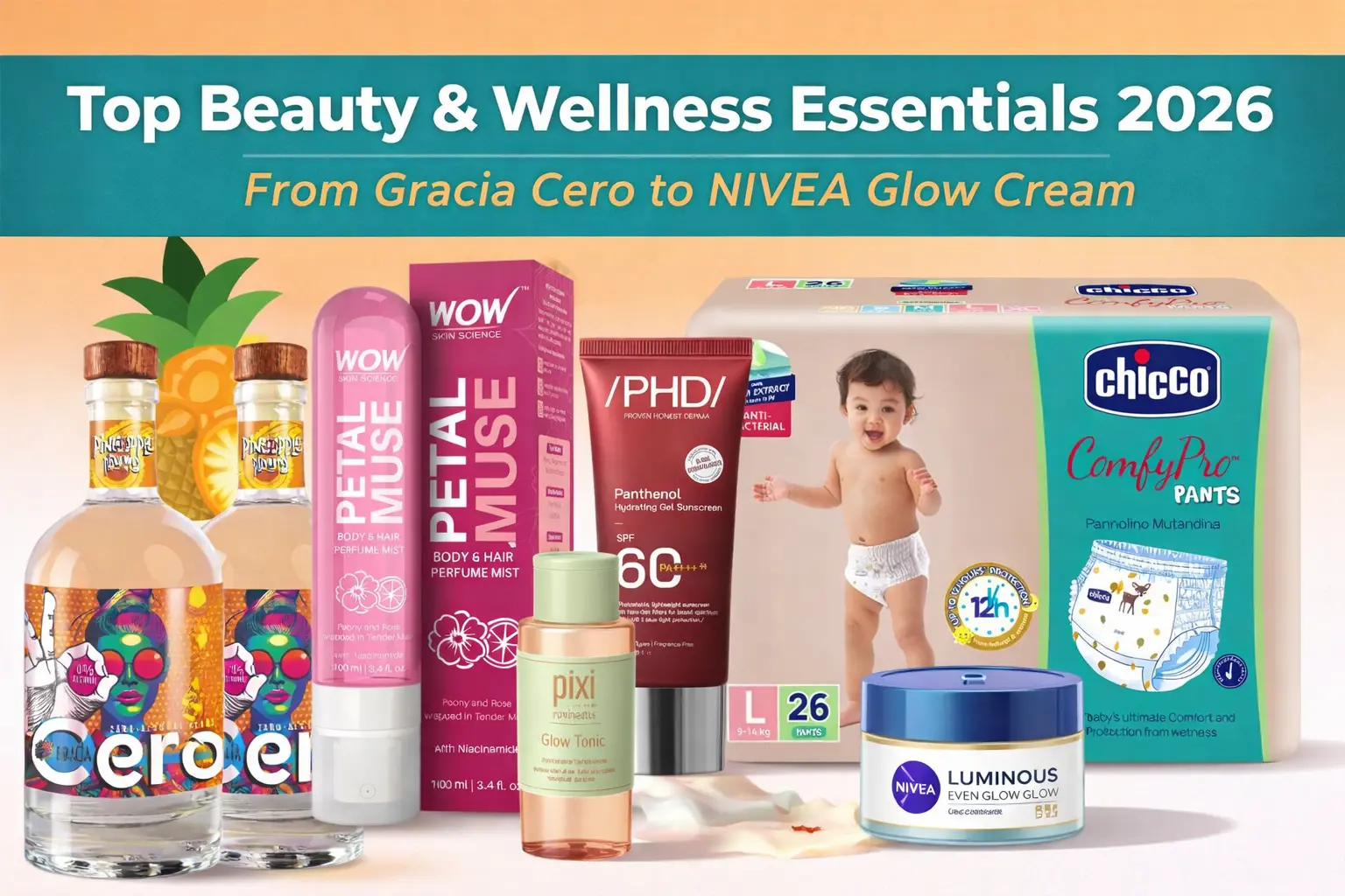 Top Beauty & Wellness Essentials 2026: From Gracia Cero to NIVEA Glow Cream