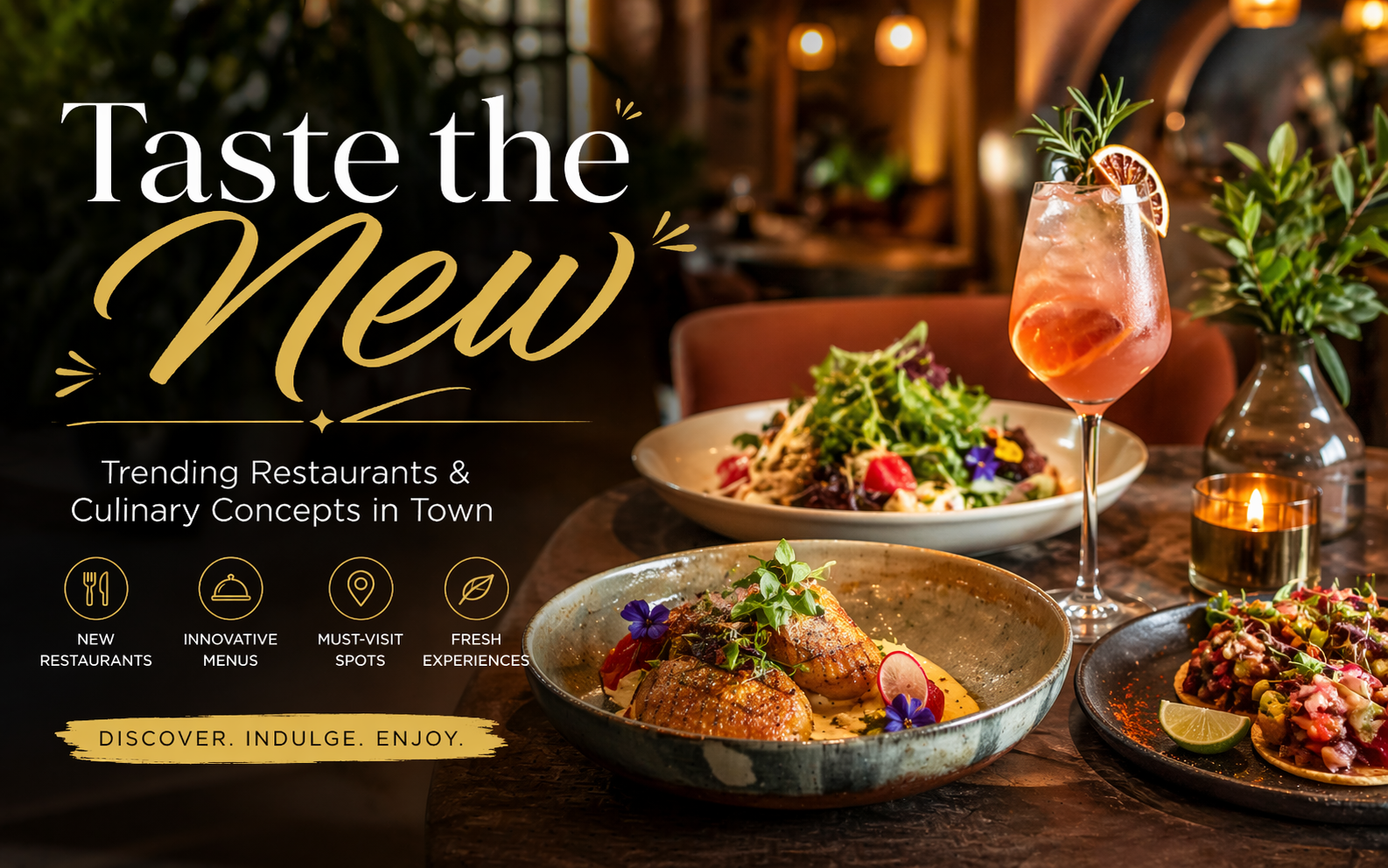 Taste the New: Trending Restaurants & Culinary Concepts in Town
