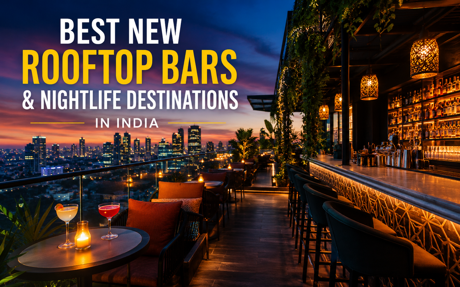 Best New Rooftop Bars & Nightlife Destinations in India