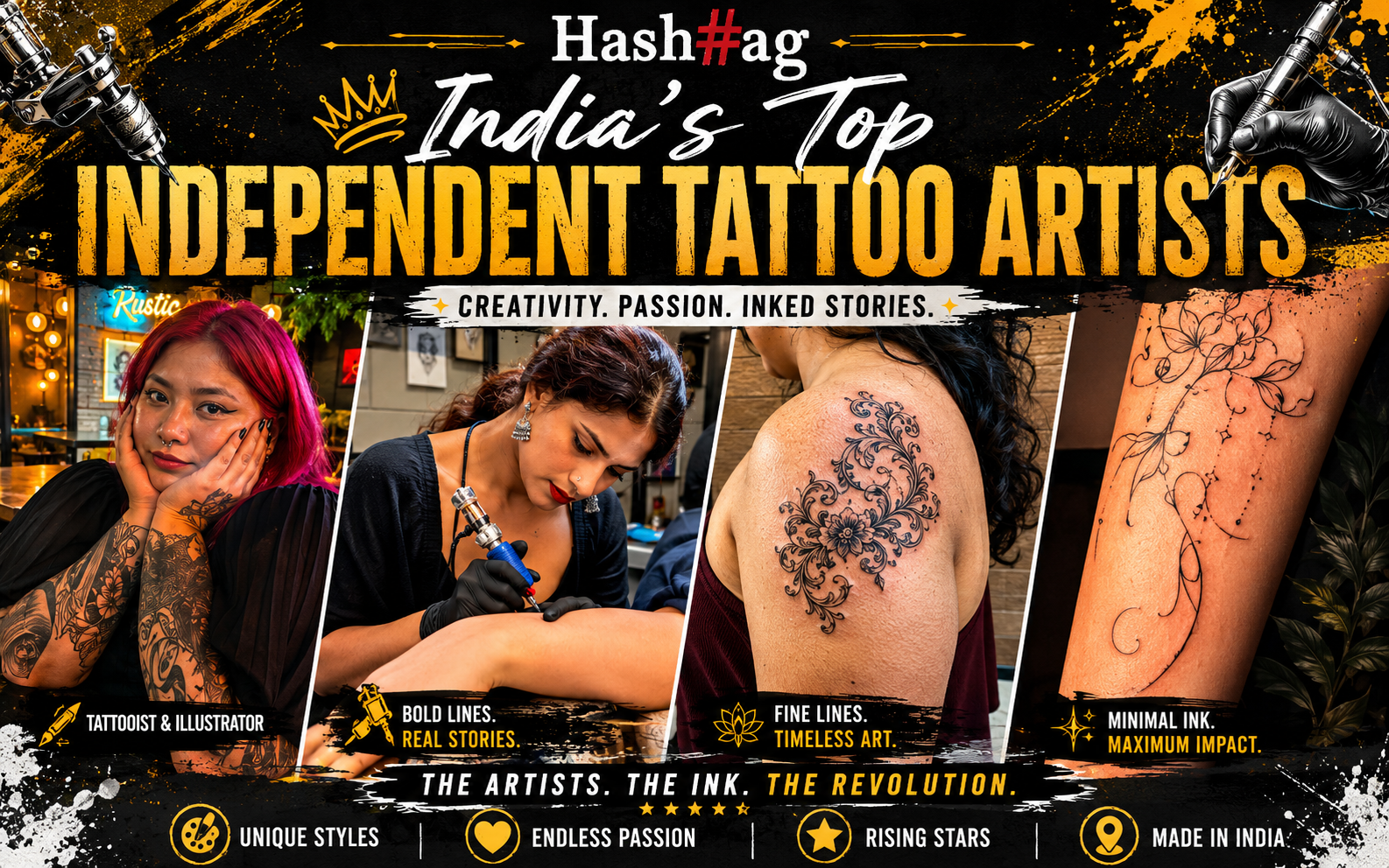 Independent Tattoo Artists Making India’s Ink Scene Cooler Than Eve