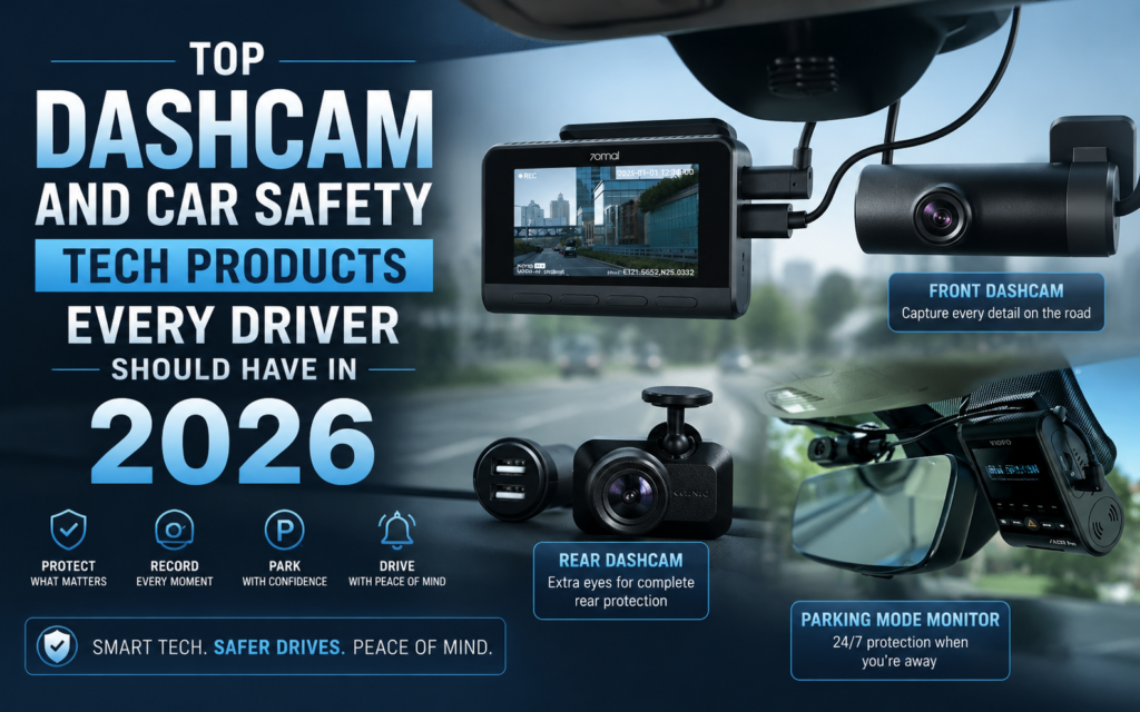 Top Dashcam and Car Safety Tech Products Every Driver Should Have in 2026