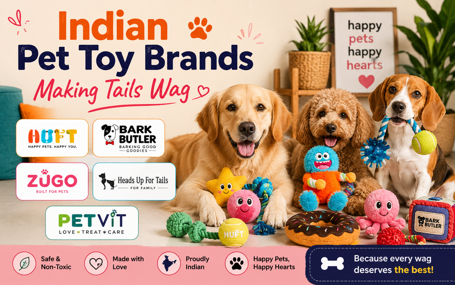 Playtime, Upgraded: Indian Pet Toy Brands Making Tails Wag