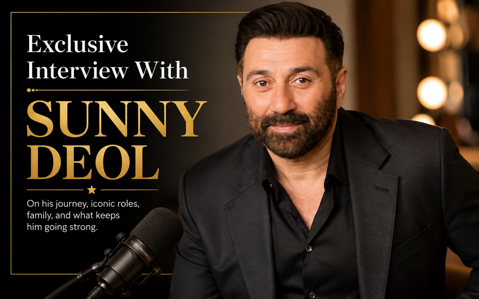 Exclusive Interview with Sunny Deol: Life Beyond Bollywood