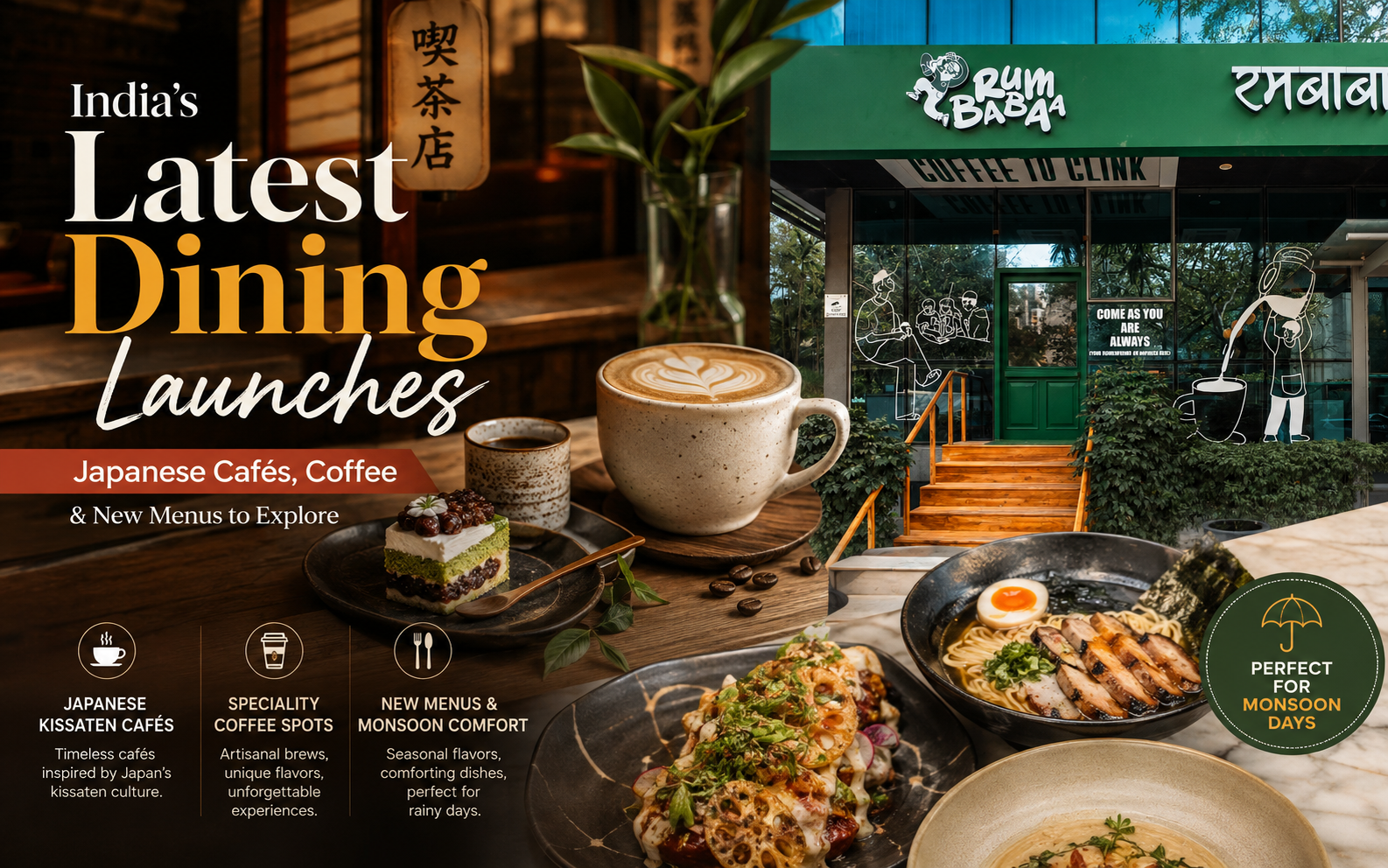 India’s Latest Dining Launches: Japanese Cafés, Coffee & New Menus