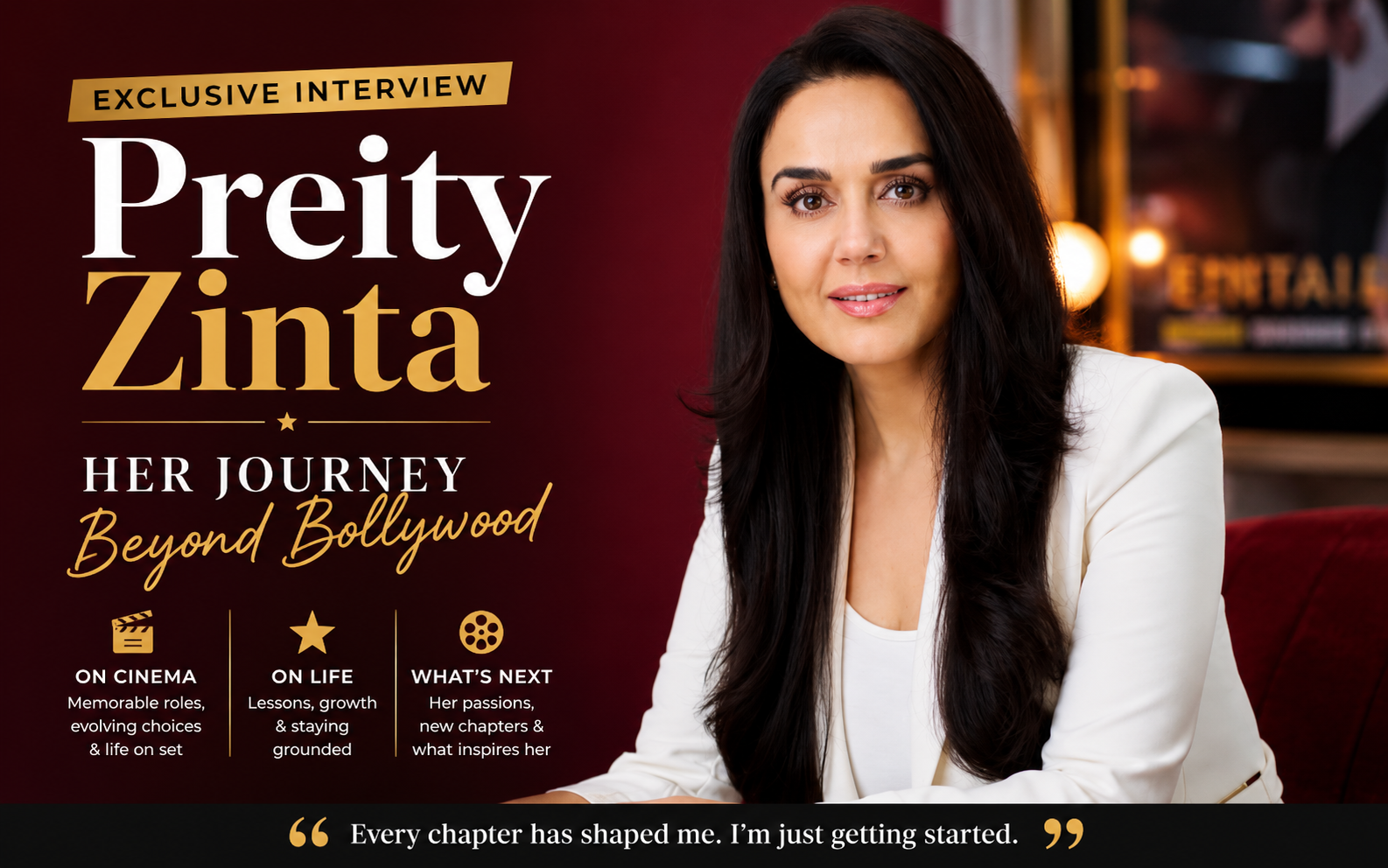 Preity Zinta on Batwara 1947, Motherhood and Finding Her Way Back to Cinema