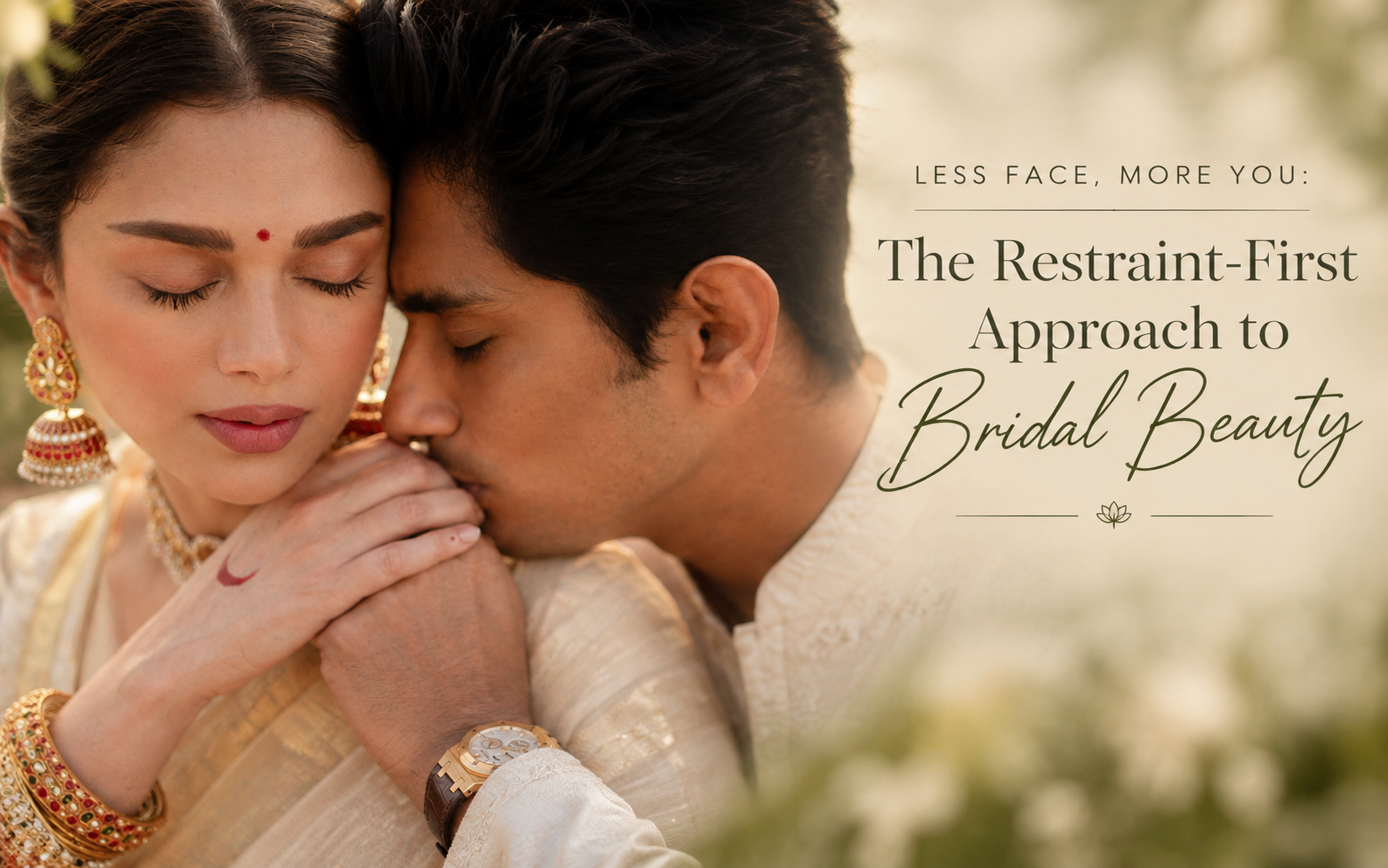Less Face, More You: The Restraint-First Approach to Bridal Beauty