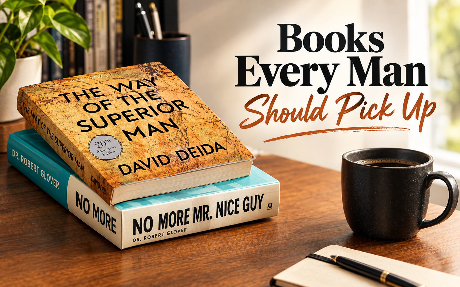 5 Books Every Man Should Read to Improve His Life
